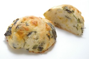ほうれん草とチェダーチーズ